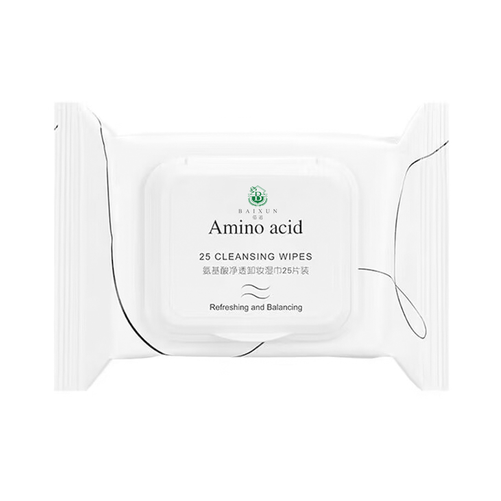 25 st individuella förpackningar Portable Makeup Remover och Cleansing Face Wipes